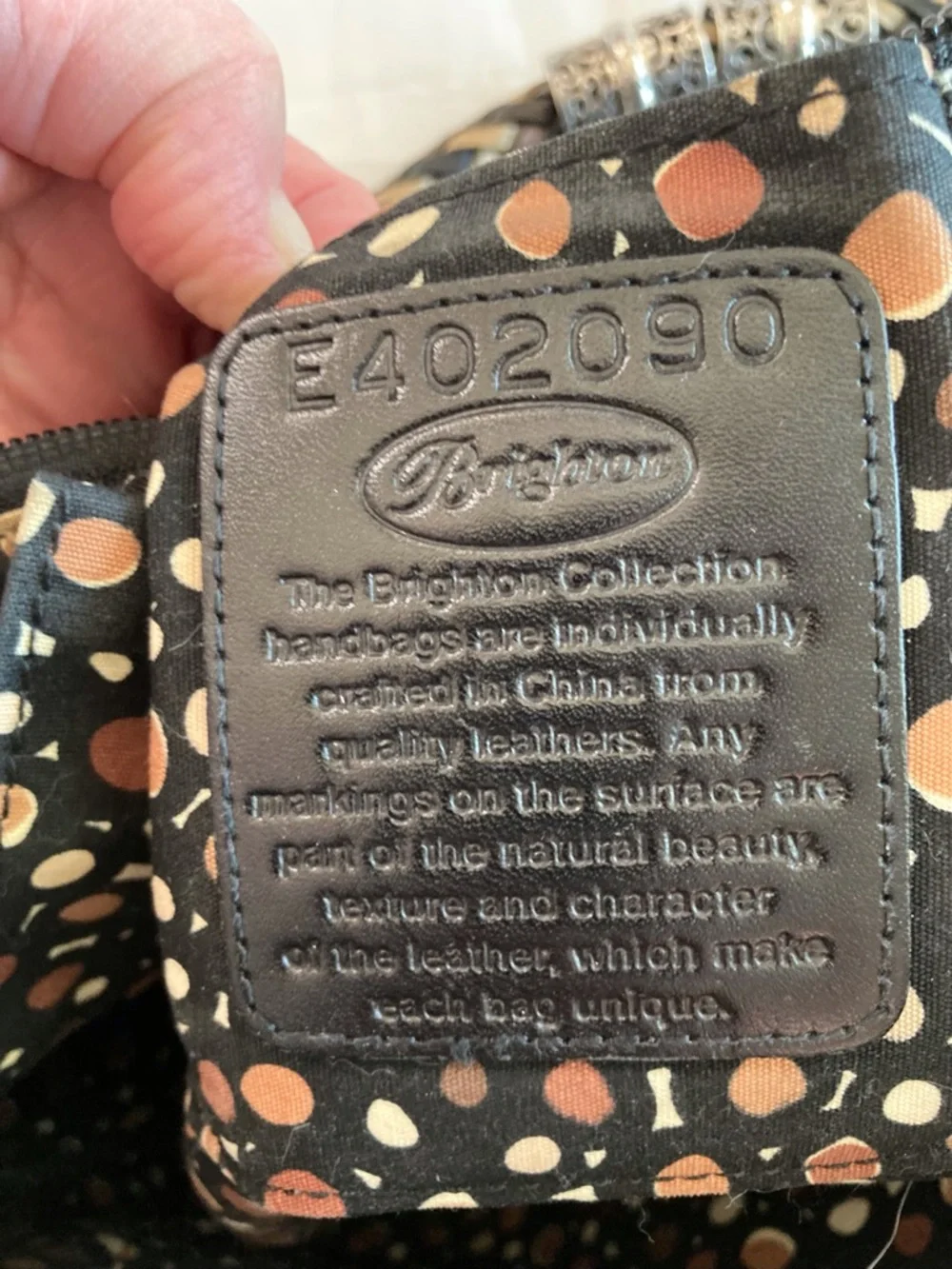 Brighton quality back leather